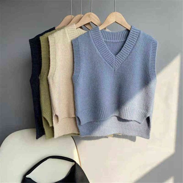 

women's sweaters sweater vest women elegant solid fashion college girls vhals loose spring ladies knitwear style popular clothing sleev, White;black