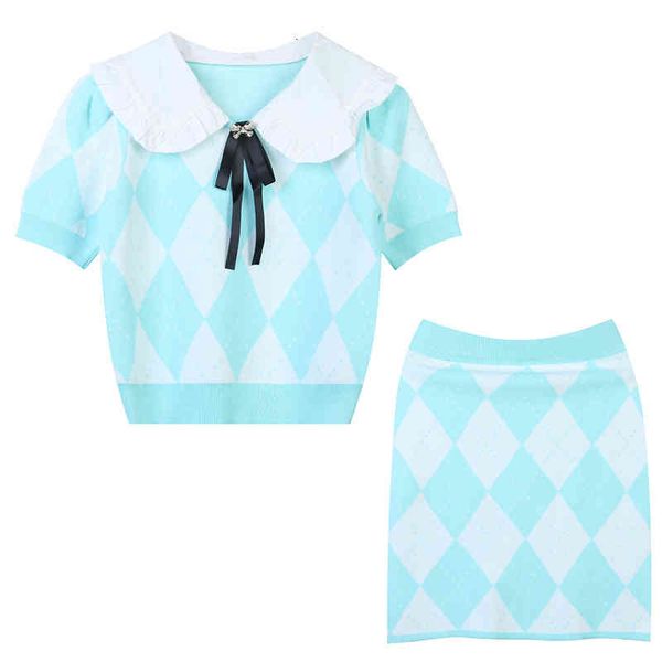 

two piece dress french 2022 spring and summer lingge bow with diamond stitching celebrity small fragrance slim fit two-piece skirt set for w, White