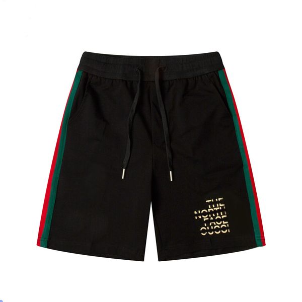 Shorts masculinos de verão estilistas esportivos casuais 2022 moda masculina de secagem rápida calça de praia preto e branco tamanho americano M-XXL