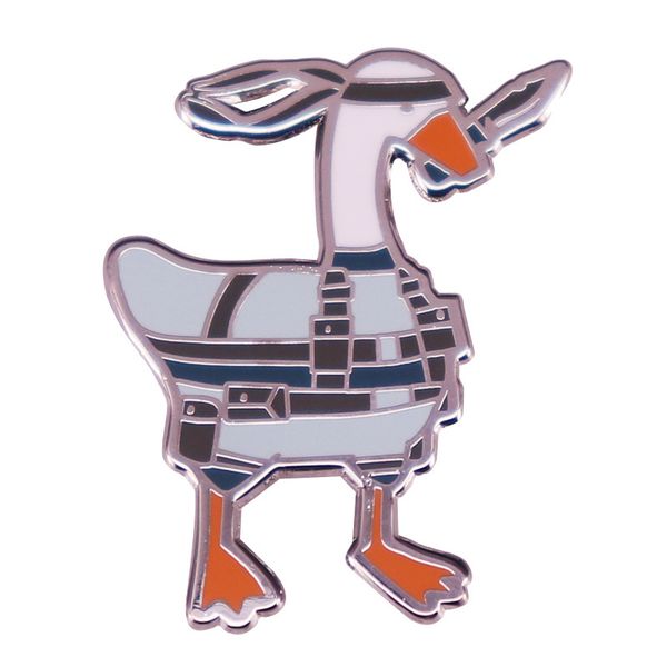 

untitled goose killer brooch game meme accessories interesting gifts, Blue