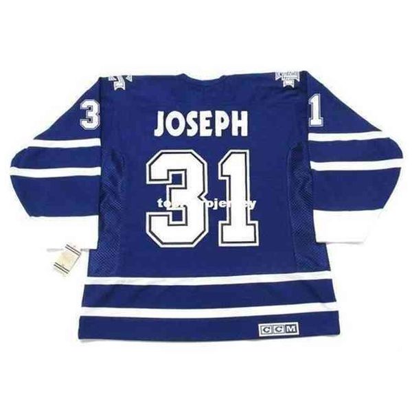 

shirts mens curtis joseph 2001 ccm vintage retro hockey jersey, Gray