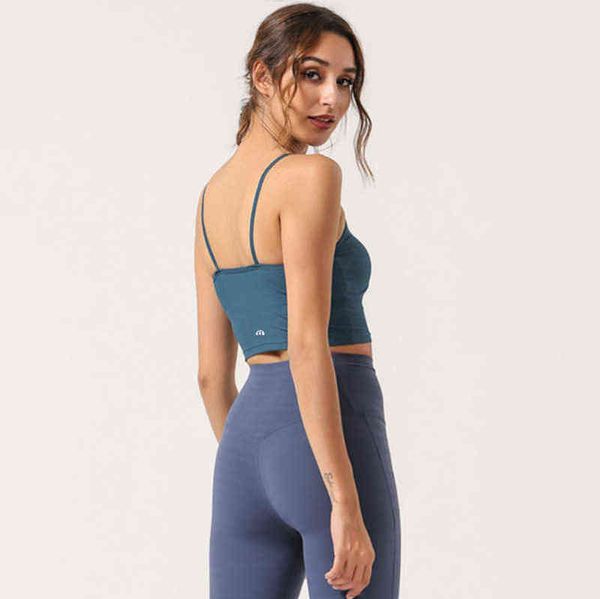 

lulu lu-2029 bras women's brand beautiful back yoga bra clothes fitness suit sports suspender with vest uijl, Red;black