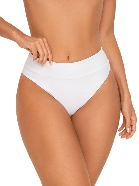 

plain high waisted bikini bottom s7ag#, White;black
