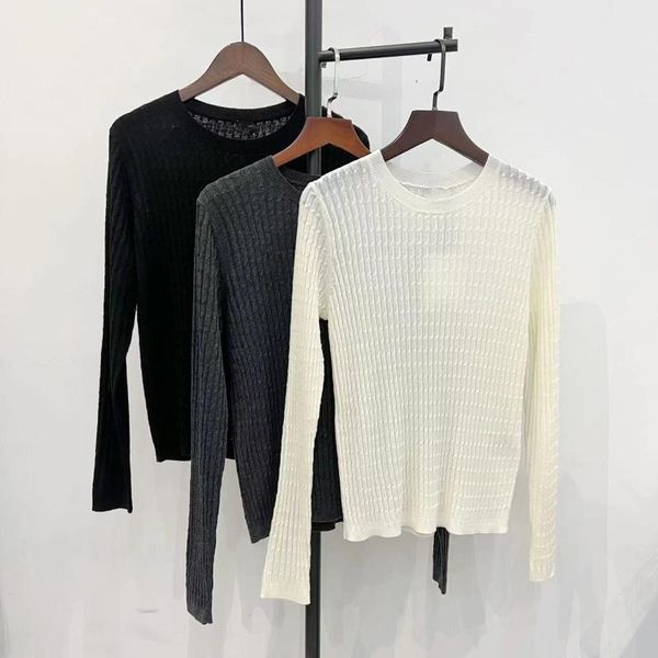 

women's sweaters women's sweaters 100% wool women o-neck slim knit sweater ladies elegant long sleeve bottoming pullover female kn, White;black