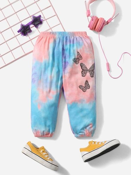 

baby tie dye and tapered pants she, Blue