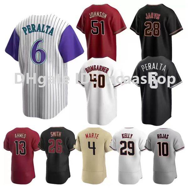 

arizona ketel marte jersey david peralta diamondback joe mantiply randy johnson druw jones paul fry luis gonzalez keuchel josh rojas daulton, Black