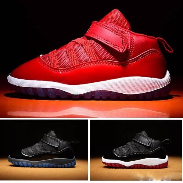 

online little baby kids 11 xi space jam shoes little baby boys girls toddlers 11s gamma concord bred walkers sneaker size 6c-10c280u, Black