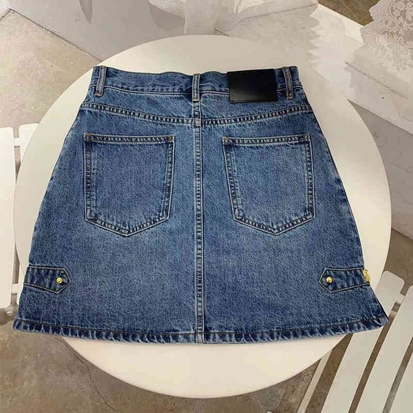 

east gate women's clothing summer g family side denim skirt short skirt, Black