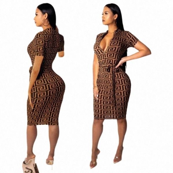 

casual dresses pencil skirt womens dress in europe and the united states v-neck slim short-sleeved women's one-piece s-xxl1 29wo#, Black;gray