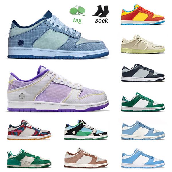 

mens womens skate low running shoes 2022 union la lake argon court purple panda university blue coast unc sneakers bart simpson designer tra