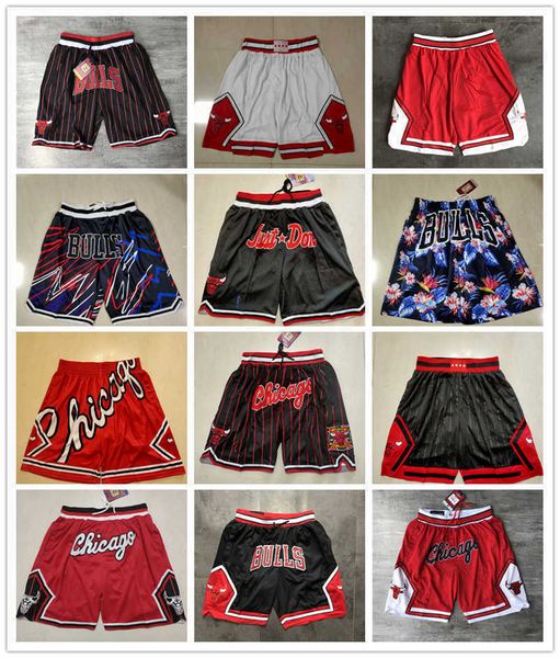 

chicago''bulls''men throwback basketball shorts pocket, Black