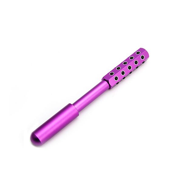 

elegant purple color anti wrinkle germanium face beauty roller massager uplift body massage wand