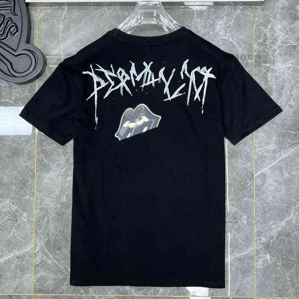 

ch fashion men's t shirt designer classic summer brand neck short sleeve sanskrit letter pullover t-shirt horseshoe cross pattern tees, White;black