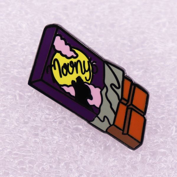 

lycanthropic lupin brooch pin, Blue