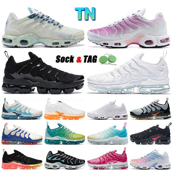 

designer vapourmax tn tns womens runnning shoes mens triple pink whtie black mint green hyper violet atlanta cherry fire red midnight navy b
