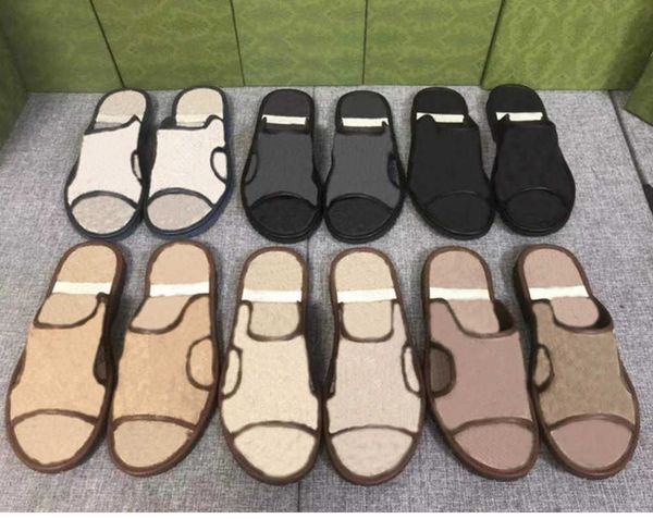 

2022 designer mens slippers flat mules leather slides casual shoes loafers fashion love summer beach slippers no382, Black