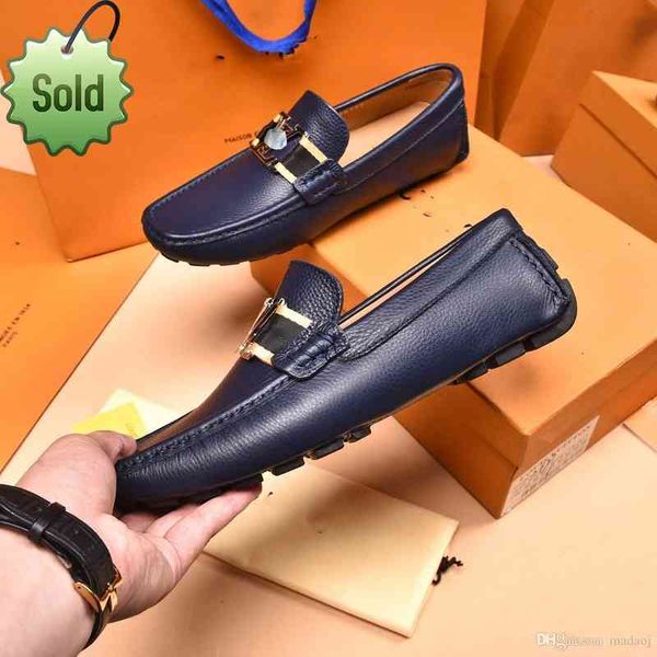 

luxury brand shoes men's casual shoes leather italian loafers men moccasins slip on boat driving shoe plus size 38-46 wff1, Black