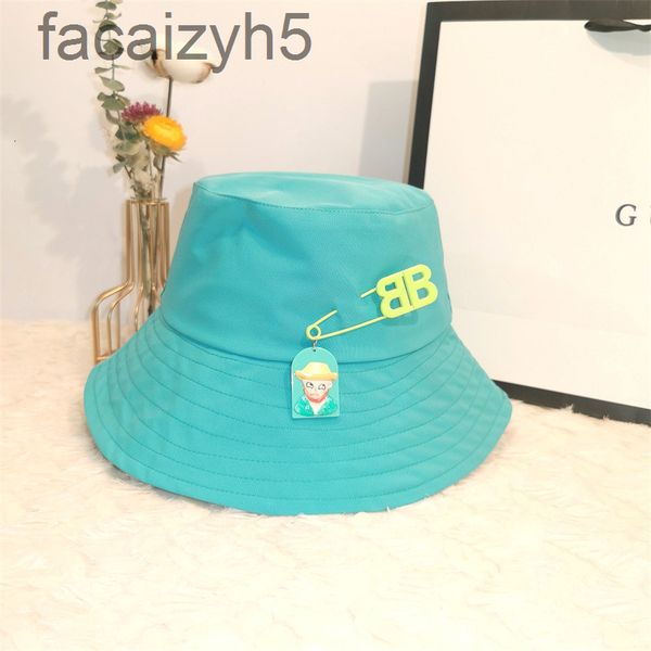 

ball caps designer same pin hat spring and summer korean version br big brim fisherman hat men's women's head wai basin outdoor su, Blue;gray