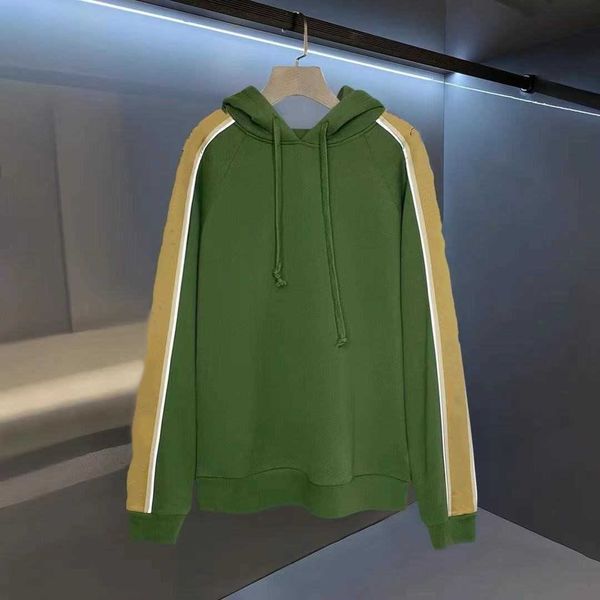 

men's loose hoodie & sweater fall green black grey ribbon letter reflective european luxury designer ladies custom hoodies