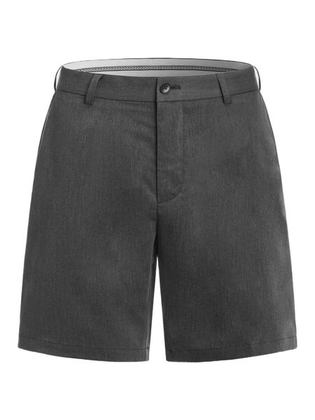 

men solid straight leg shorts 04n7#, White;black