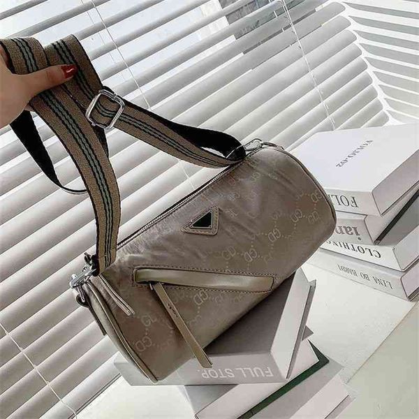 

70% factory online sale style small versatile cylinder large capacity pillow bag single shoulder bag