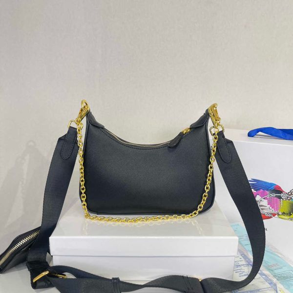 

2022 r women's bags classic 3-in-1 underarm cross grain leather diagonal one shoul