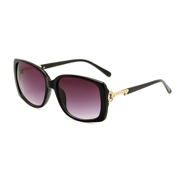 Sommer-Sonnenbrille für Damen, ikonisches Grafikdesign für stilvolle, einzigartige Persönlichkeit, mit Diamanten besetzter Schlüssel, Spleißen junger farbiger Mädchen, Geschenk für Liebhaber mit Box im Großhandel