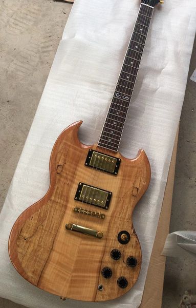 

oem 6 string electric guitar gold hardware delivery support customize