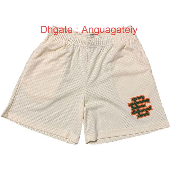 

fashion ee casual men's shorts brand eric emanuel classic basic short new york city skyline men women fitness sports pants summer gym m, White;black