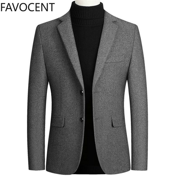 

mens wool suit coat wool blends casual blazers men suit male solid business casual mens coats and jackets 201104, White;black