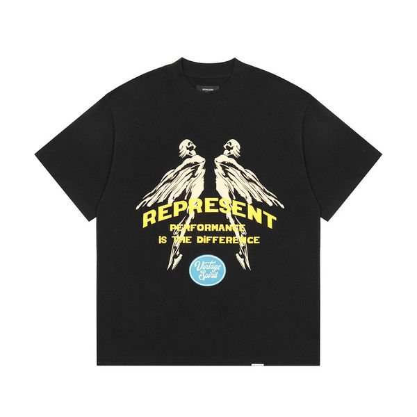 

washed t shirts black tee men women funny angel printed short sleeve t-shirt tees, White;black
