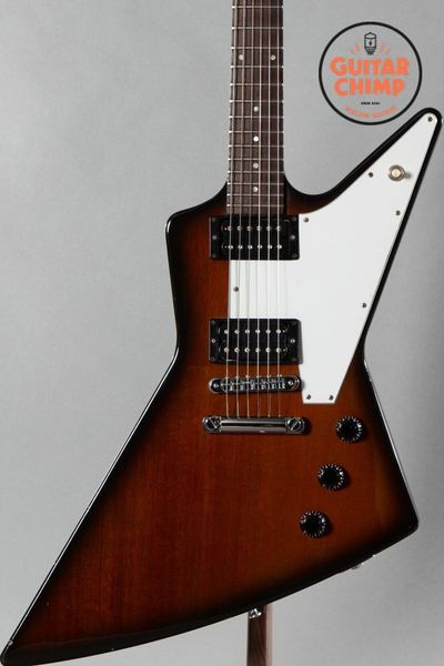 

explorer tobacco sunburst electric guitar