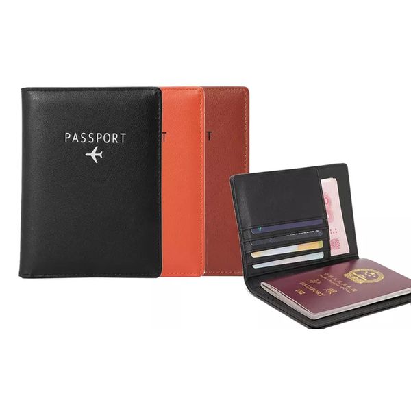 Оптовая цена PU кожаный держатель паспорта Passport Cover пользовательский логотип для путешествий