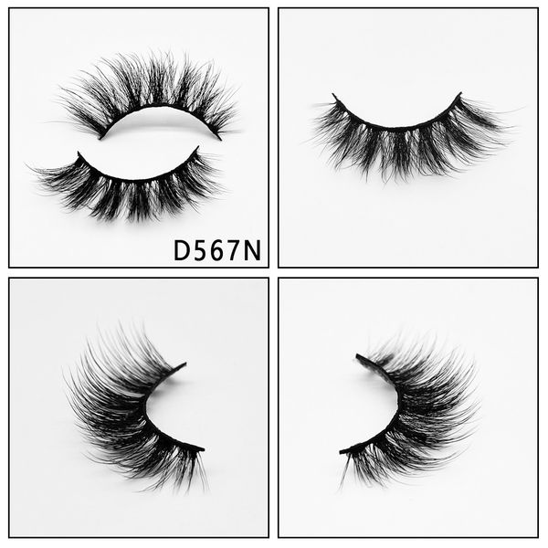 

wholesale eyelashes 10/200 pcs 3d mink lashes dramatic natural soft handmade false eyelashes makeup faux cils in bulk d567