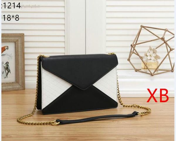 

luxurys designers women gold chain crossbody bag leather handbag bags tote flip cover shoulder bag wallet cross plain purse1214#27x18