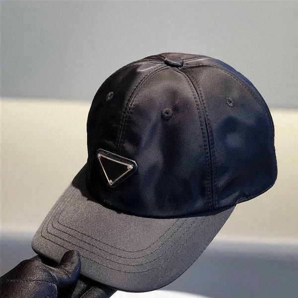 

designer baseball cap fashion men women classic triangle fitted hat casquette beanie bonnet front side 56565, Blue;gray
