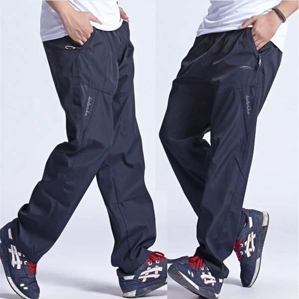 

sportswear joggers outside mens casual pants quickly dry breathable male pants men trousers sweatpants active pants 6xl 220713, Black