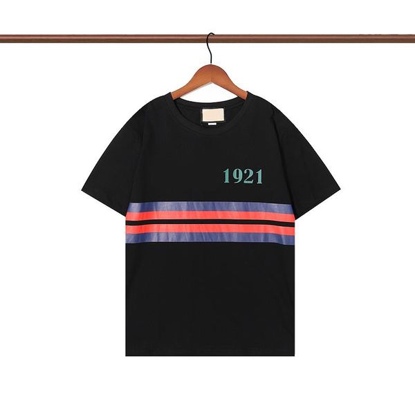 

designers t shirts mens womens pure cotton brands print short sleeves trend of the classic short-sleeved slim breathable, White;black