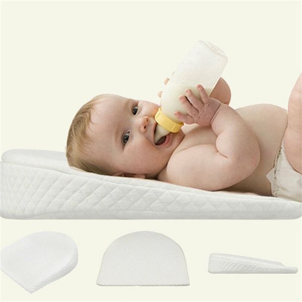 

blotona born baby sleep pillow anti baby spit milk crib cot sleep positioning wedge antireflux cushion cotton pad mat 220816