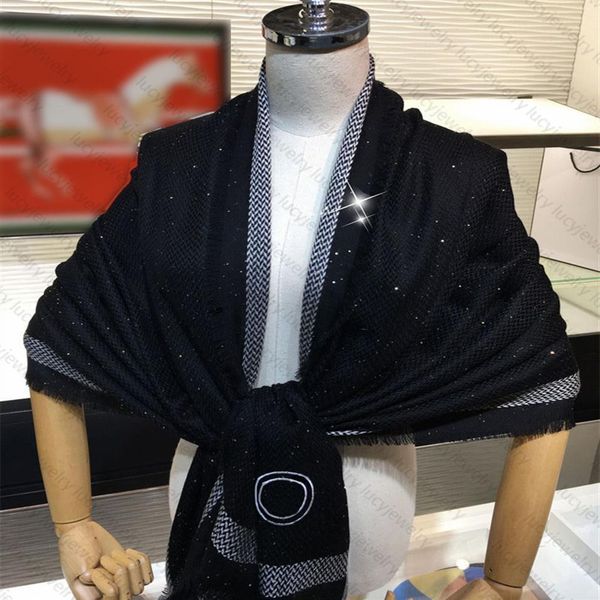 

winter elegant scarf pashmina cashmere scarves pocket design for man women shawl long neck 6 color 83w, Blue;gray