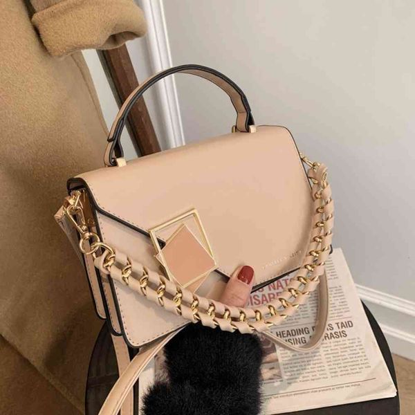 

women's 2022 printing elegant square luxury women's bag single bag all-match portable shoulder messenger designe