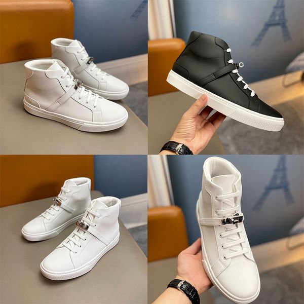 

022 black and white casual shoes luxurys designer platform star men's walking high-sneakers