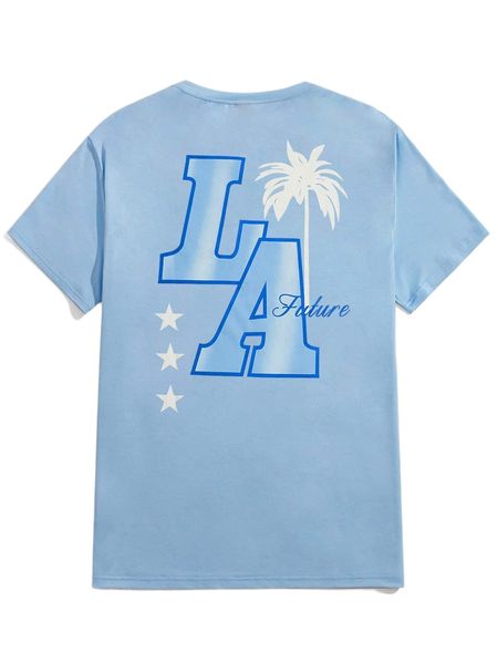 

romwe guys letter graphic tee m0qz#, White;black