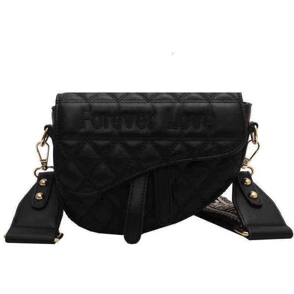 

2022 fanshion design women's bags armpit bag simple solid color sewing shell wide shoulder belt bags