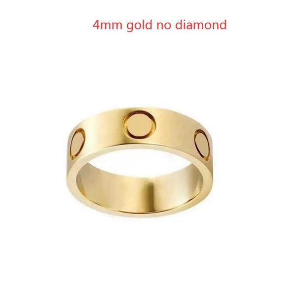 

nail ring designer ring for women/men carti rings diamond gold band luxury jewelry accessories titanium steel gold-plated never fade not all, Silver