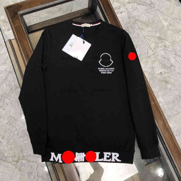 

hooded sweater men's pullover round neck couple's spring and autumn new trend long sleeve versatile sports coat, Black