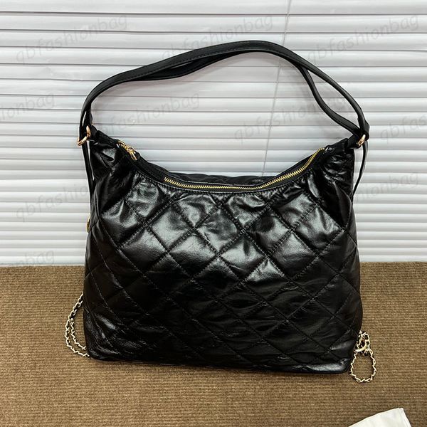 

designer channel bags for women black cc handbag leather chain slant shoulder clutch flap totes bag double letters solid hasp waist square s