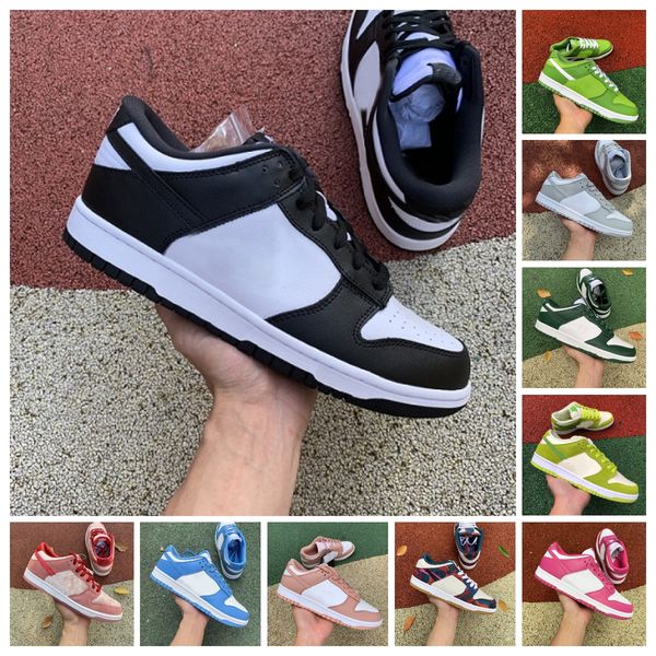 Dunks Mens Women Casual Shoes SB Dunksb Low Triple White Black Parra Wolf Grey Fog Kentucky Argon Rose Whisper Chlorophyll Cherry Harvest Moon Кроссовки StrangeLove