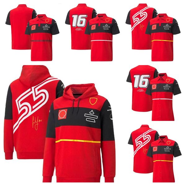 

f1 formula 1 racing hoodie summer team polo shirt same style customization
