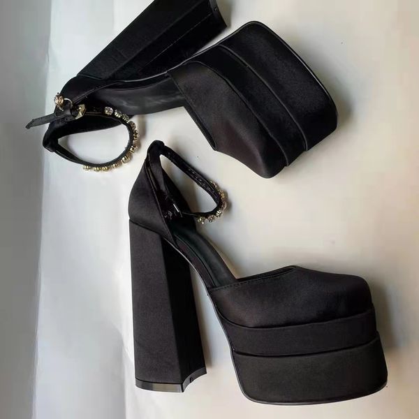 

est heels with dustbag women shoes designer sandals quality sandals heel height and sandal flat shoe slides slippers by brand034, Black